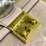 Back view of statement everyday-luxe women's handbag – women's premium purse