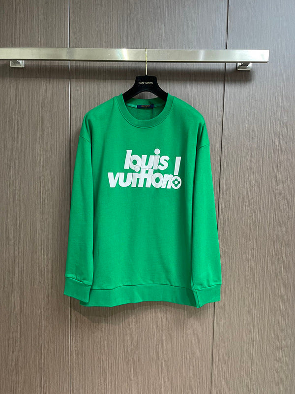 Front view of Louis Vuitton luxury clothing with tailored silhouette