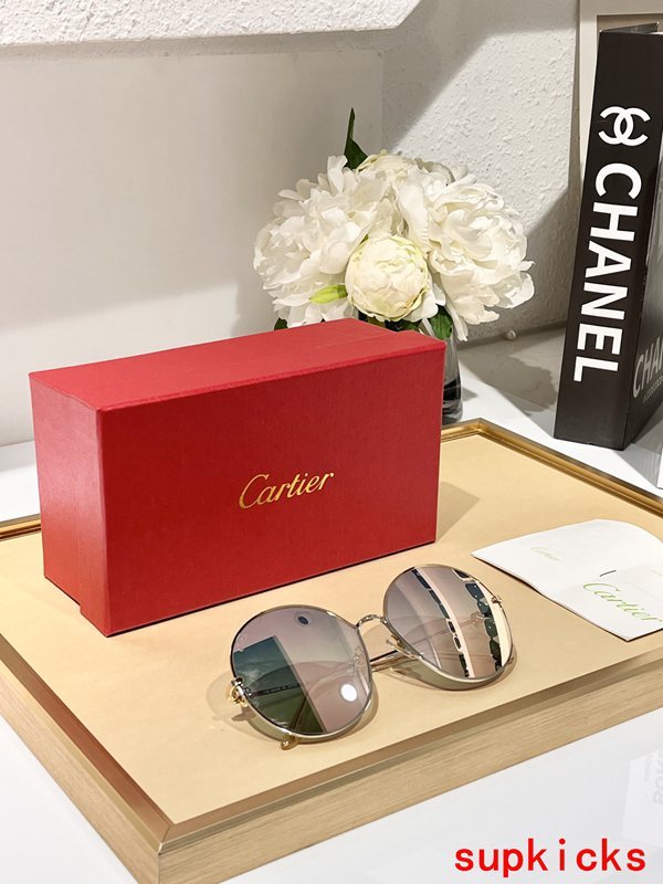Lifestyle view of Cartier unisex sunglasses