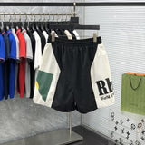 Side profile of Rhude luxury clothing with streetwear-inspired cut