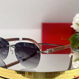 Front view of Cartier unisex sunglasses