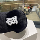 Front view of Burberry unisex cap