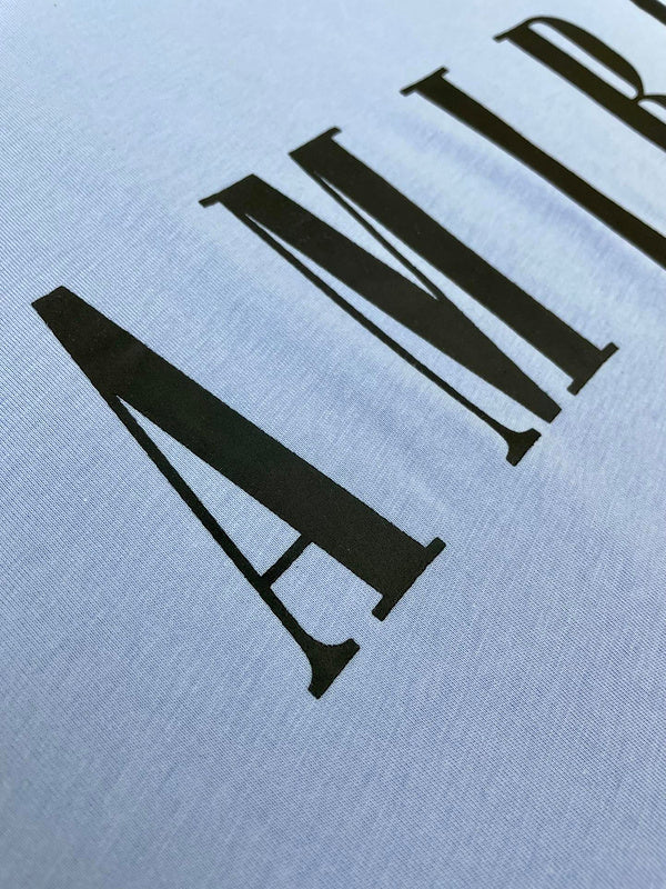 Amiri t-shirt close-up — premium authentic designer style