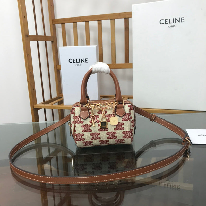 Front view of premium classic women's handbag – women's luxury accessory