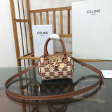 Front view of premium classic women's handbag – women's luxury accessory