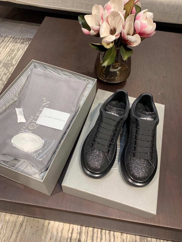 Alexander McQueen stone beige luxury sneakers view 6 premium leather build