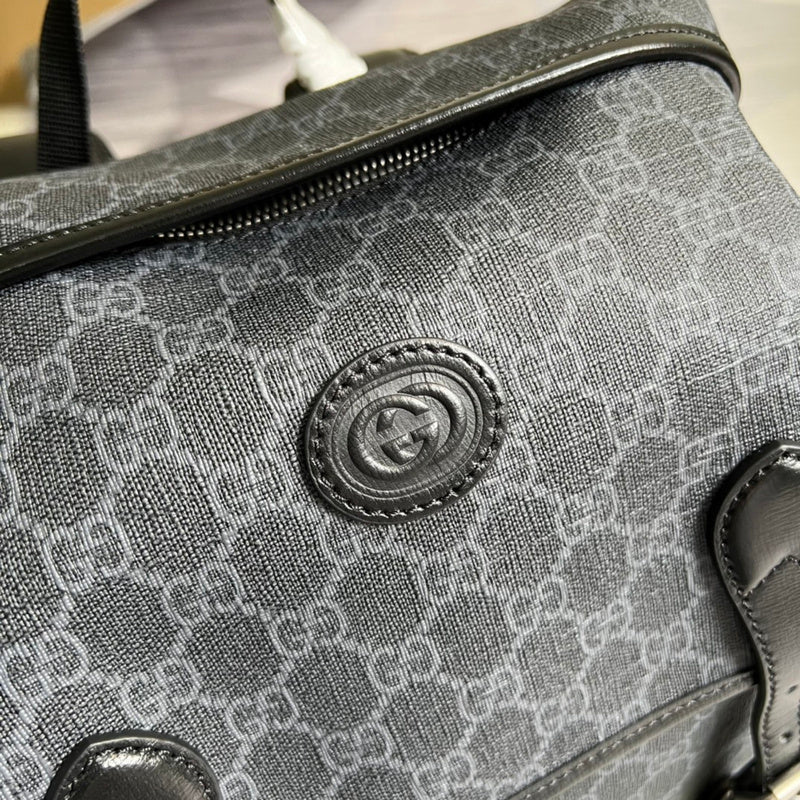 Back view of statement chic women's handbag – women's designer-style accessory