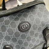 Back view of statement chic women's handbag – women's designer-style accessory