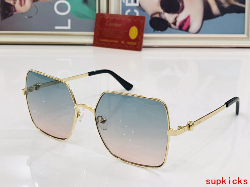 Full view of Cartier unisex sunglasses