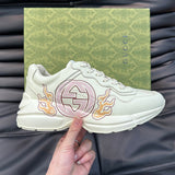 Gucci crisp white luxury sneakers view 8 cushioned comfort fit