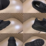 Burberry Black Pointed-Toe Flats - Angled View