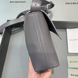 Contemporary Faux Leather Handbag - Polished Finish | Women's Statement Accessory #515 - back view (image 4) of designer-inspired handbag