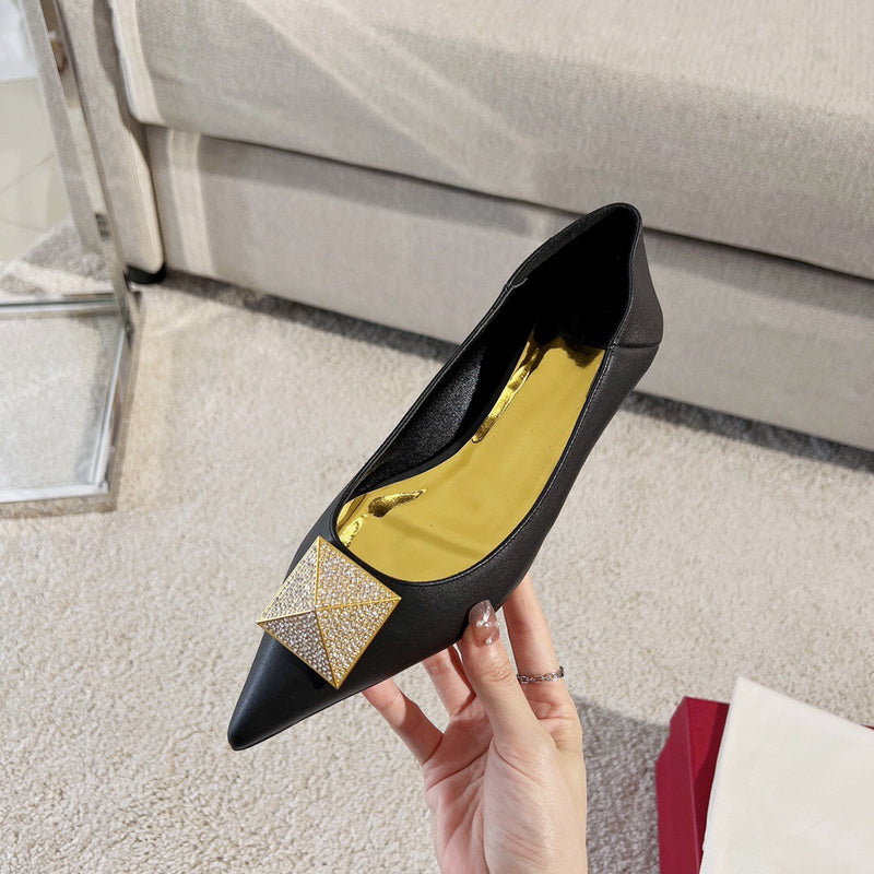 Valentino Garavani designer shoes full view