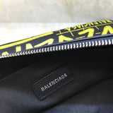 Contemporary Vegan Leather Handbag - Sleek Minimalist Lines | Women's Premium Handbag #172 - texture close-up (image 9) of designer-inspired handbag