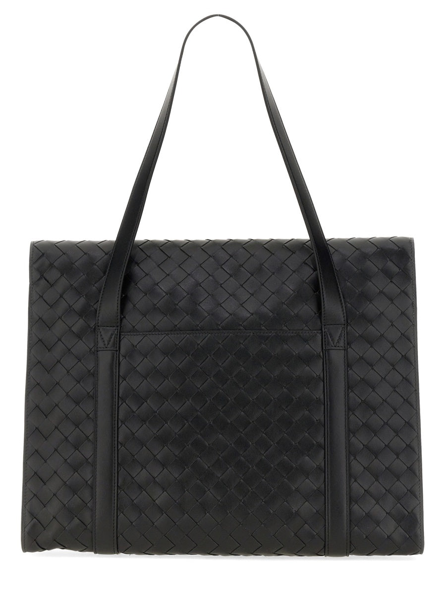 Bottega Veneta Bags? Bottega Veneta Men Woven Pattern Shoulder Bag Elegant Everyday Designer Handbag