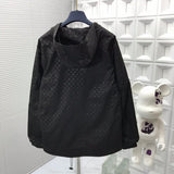 Front view of Louis Vuitton luxury clothing with tailored silhouette