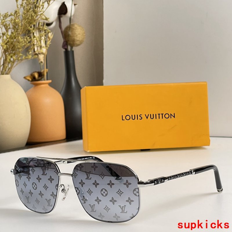 Lifestyle view of Louis Vuitton unisex sunglasses