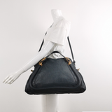 Side view of Chloe handbag Blue premium designer bag