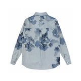 Side profile of Louis Vuitton luxury clothing with runway-inspired design