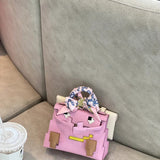 Close-up detail of timeless bag design