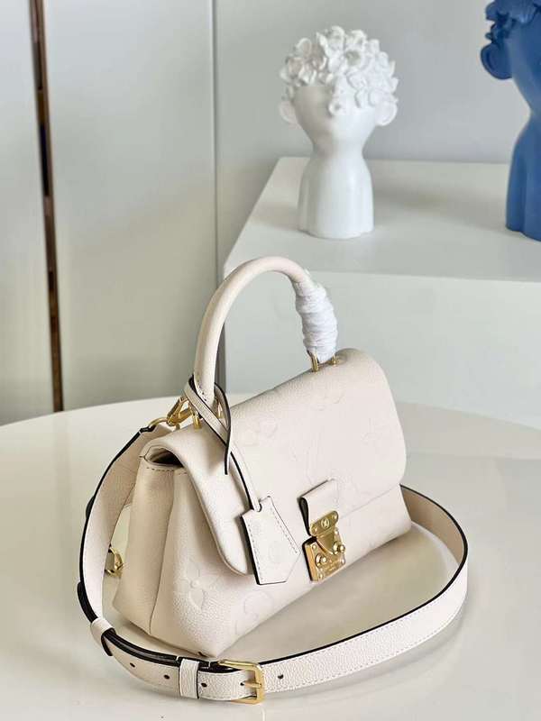 Top view of everyday-luxe sleek women's handbag – women's luxury handbag