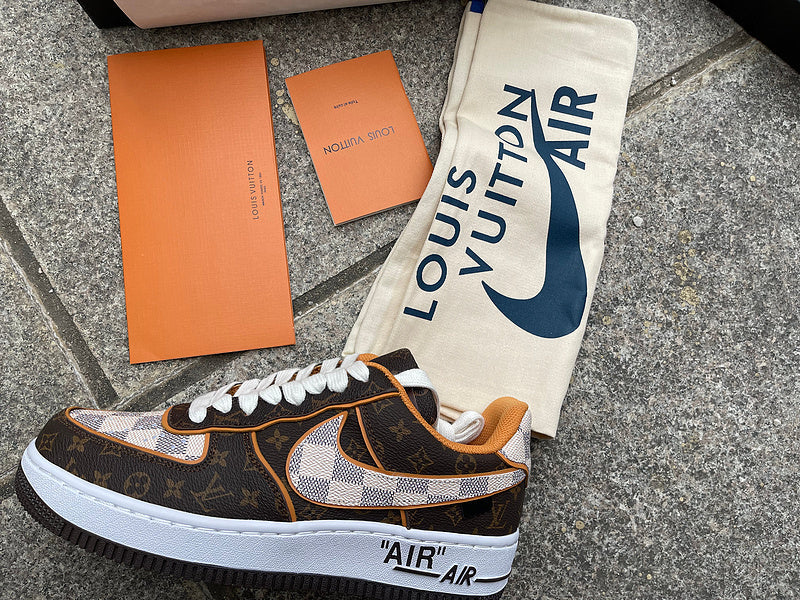 Nike sneakers detailed view showing premium designer craftsmanship