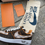 Nike sneakers detailed view showing premium designer craftsmanship