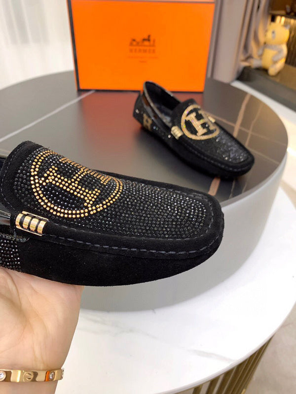 Hermes shoes Style 039 - styled lifestyle view