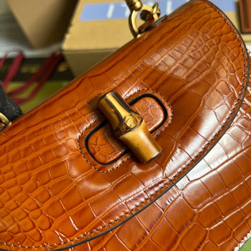 Top view of premium statement women's handbag – women's designer-style accessory