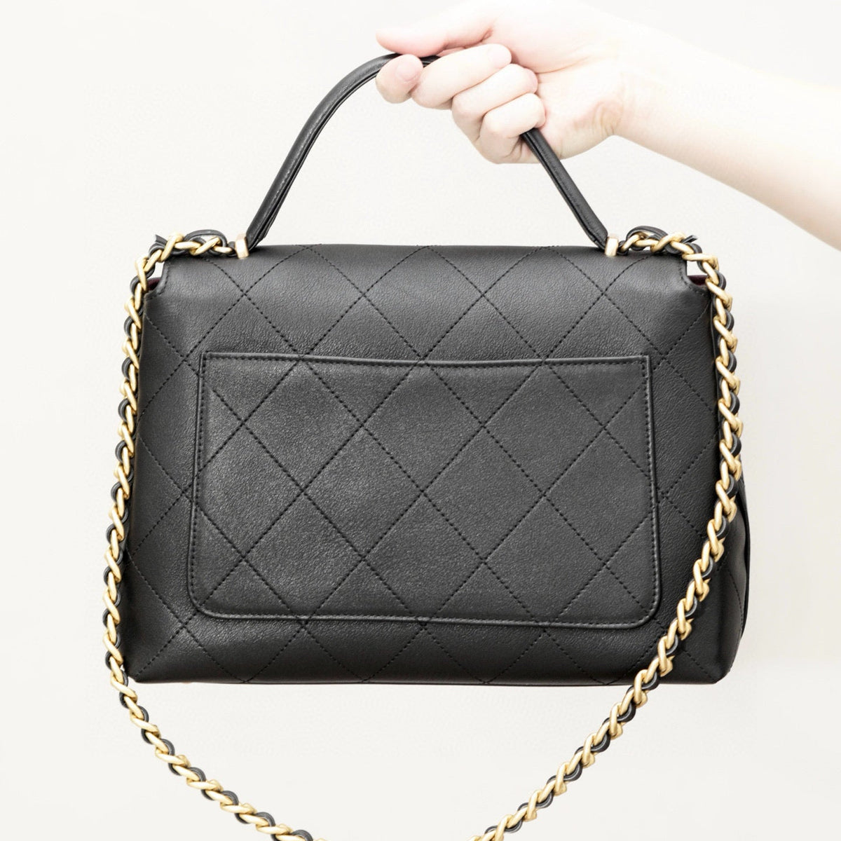 Front view of Chanel 25S Small Bag premium bag