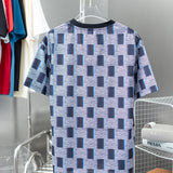 Side profile of Louis Vuitton cotton t-shirt with relaxed-fit cut