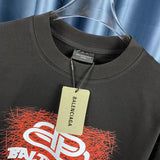 Balenciaga t-shirt close-up — premium authentic designer style
