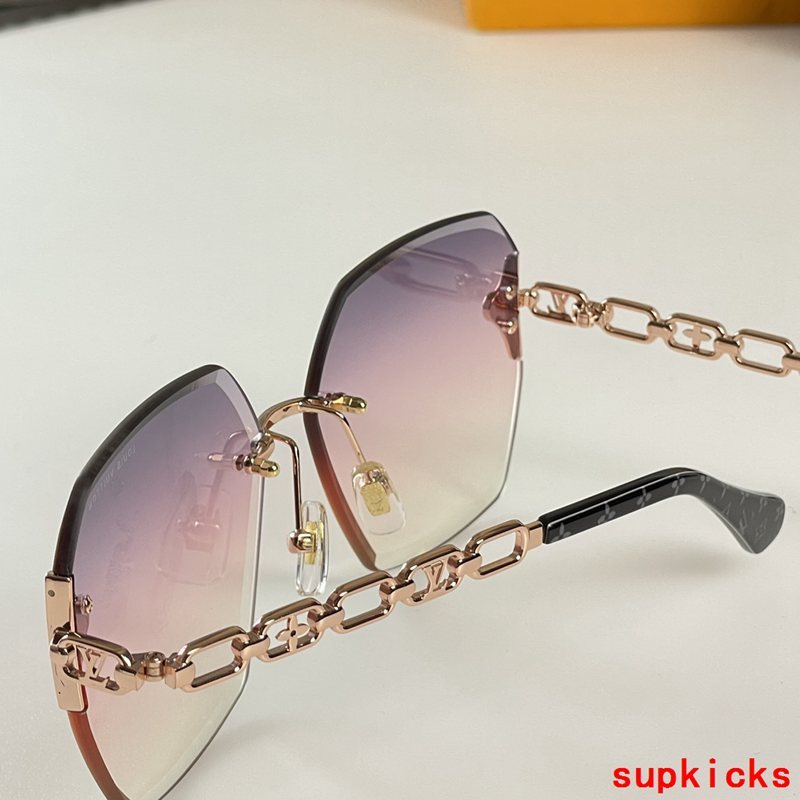 Side view of Louis Vuitton unisex sunglasses