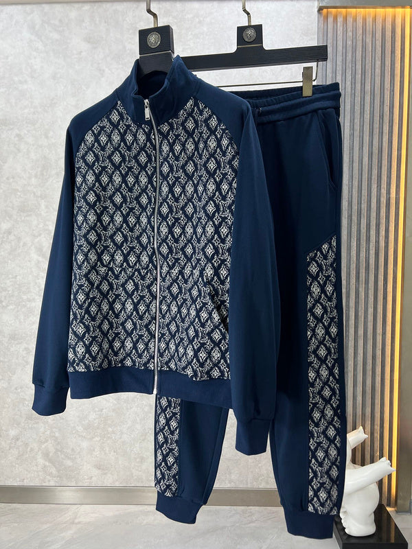 Back view of Louis Vuitton luxury clothing with runway-inspired design