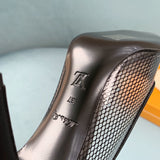 Louis Vuitton Black Ankle Boots - Side Profile View