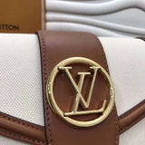 Back view of structured chic women's handbag – women's luxury handbag