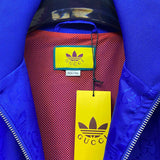 Full styled look of Gucci luxury clothing with label-forward styling