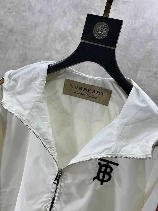 Close-up of Burberry designer clothing craftsmanship