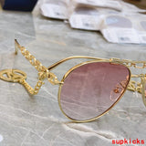 Lifestyle view of Louis Vuitton unisex sunglasses