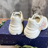 Gucci bold contrast luxury sneakers view 4 sleek tonal finish