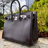 Tailored handbag styled for everyday wear