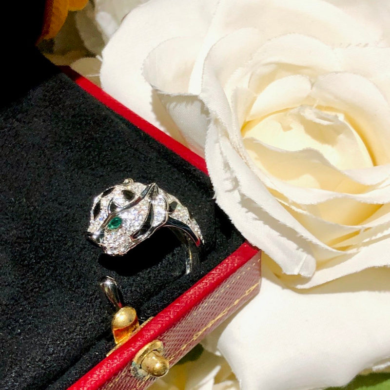 Front view of Cartier unisex jewelry piece