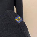 Front view of Louis Vuitton luxury clothing with runway-inspired design