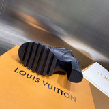 Louis Vuitton Tan Pointed-Toe Flats - Heel Detail View