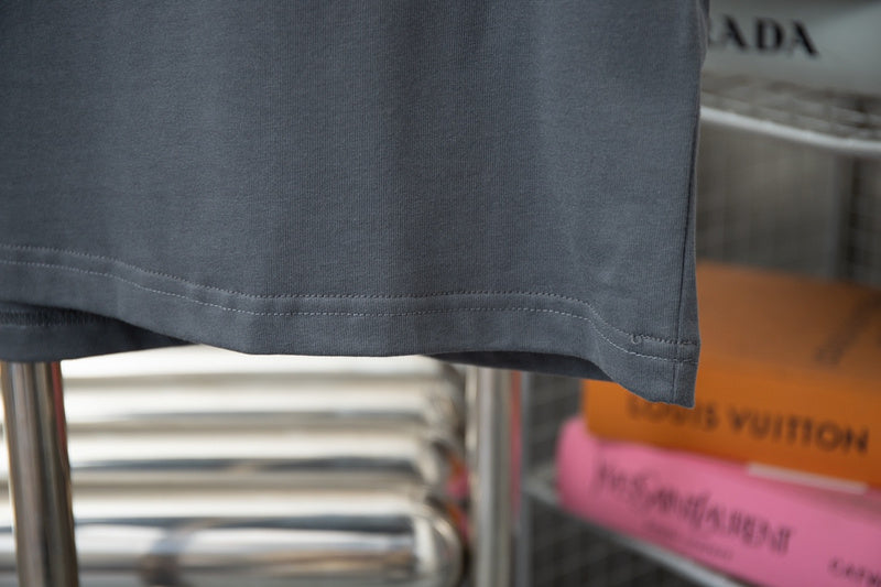 Side profile of Louis Vuitton cotton t-shirt with signature branding