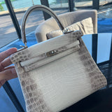 Modern bag shown from front angle
