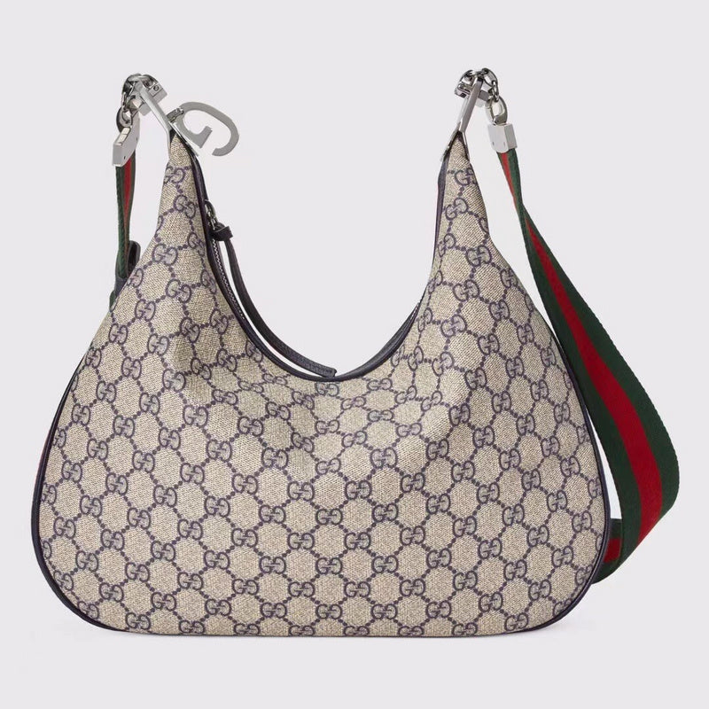 Back view of elevated signature women's handbag – women's designer-style accessory