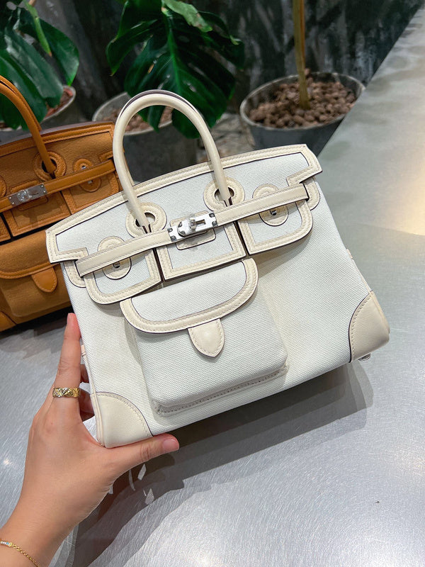 Close-up detail of contemporary bag design