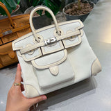 Close-up detail of contemporary bag design