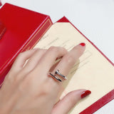 Side view of Cartier unisex jewelry piece